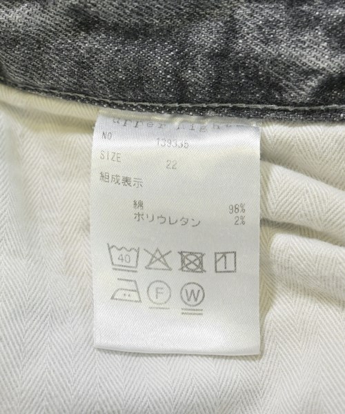 upper hights（アッパーハイツ）デニムパンツ 黒 サイズ:22(XS位) レディース/2200681257023
