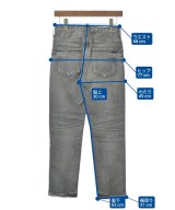 upper hights（アッパーハイツ）デニムパンツ 黒 サイズ:22(XS位) レディース/2200681257023