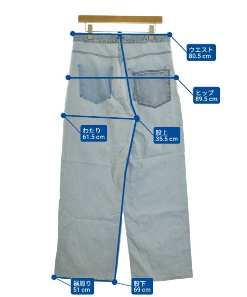 upper hights（アッパーハイツ）デニムパンツ 青 サイズ:28(L位) レディース/2200695096038