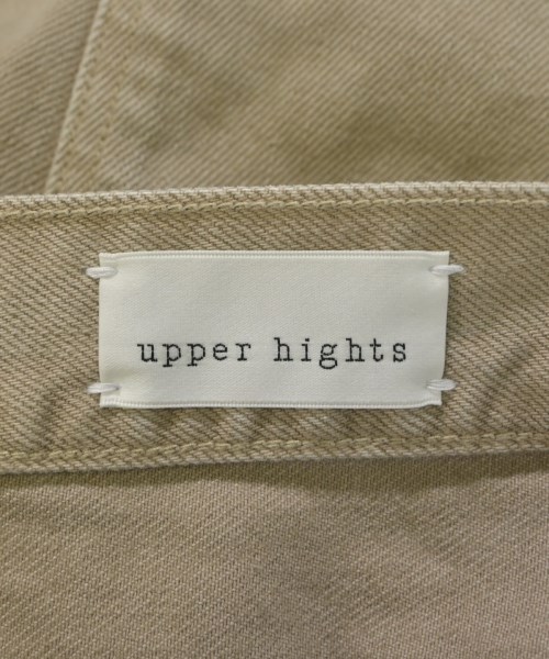 upper hights（アッパーハイツ）デニムパンツ ベージュ サイズ:26(M位) レディース/2200673276018
