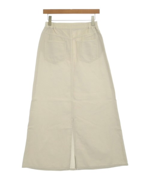 upper hights（アッパーハイツ）ロング・マキシ丈スカート 白 サイズ:24(S位) レディース/2200691087054