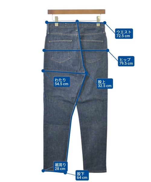 upper hights（アッパーハイツ）デニムパンツ 紺 サイズ:25(S位) レディース/2200691154022