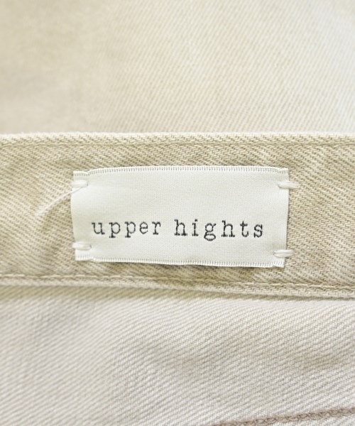 upper hights（アッパーハイツ）デニムパンツ ベージュ サイズ:24(S位) レディース/2200693587026