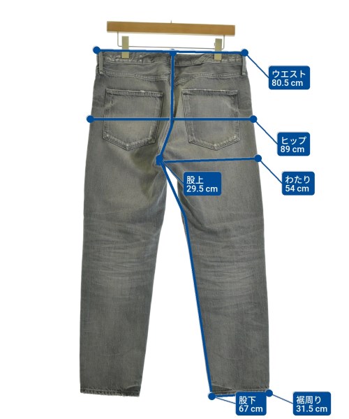 upper hights（アッパーハイツ）デニムパンツ グレー サイズ:30(M位) メンズ/2200698261051