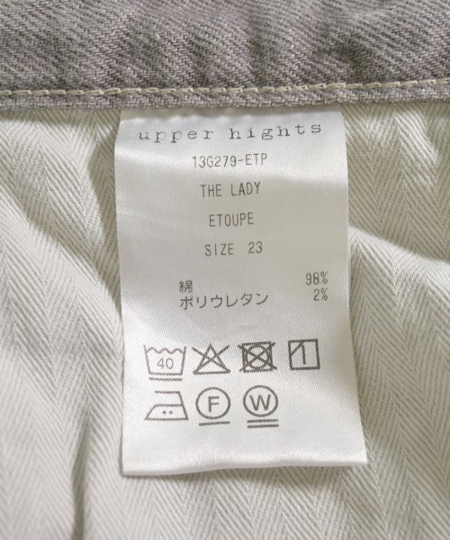 upper hights（アッパーハイツ）デニムパンツ グレー サイズ:23(XS位) レディース/2200694810017