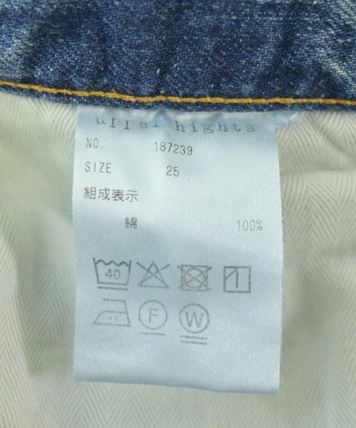 upper hights（アッパーハイツ）デニムパンツ 青 サイズ:25(S位) レディース/2200689252020