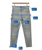 upper hights（アッパーハイツ）デニムパンツ グレー サイズ:22(XS位) レディース/2200698026261