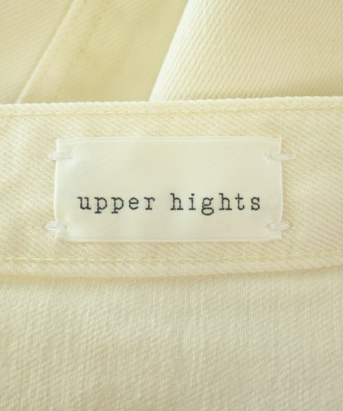 upper hights（アッパーハイツ）デニムパンツ 白 サイズ:26(M位) レディース/2200693006183
