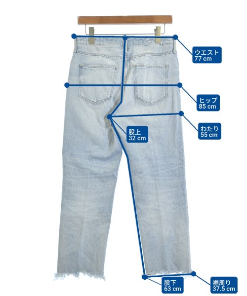 upper hights（アッパーハイツ）デニムパンツ 青 サイズ:24(S位) レディース/2200697923011