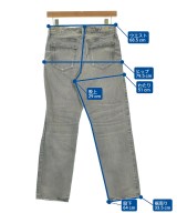 upper hights（アッパーハイツ）デニムパンツ グレー サイズ:22(XS位) レディース/2200650915039