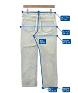 upper hights（アッパーハイツ）デニムパンツ グレー サイズ:25(S位) レディース/2200655163077