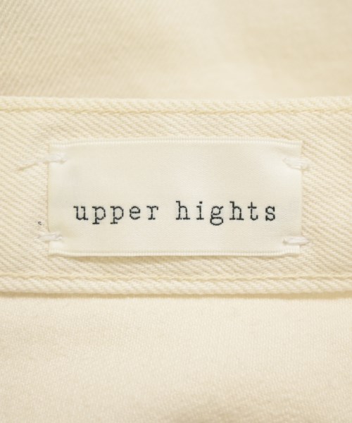upper hights（アッパーハイツ）デニムパンツ 白 サイズ:26(M位) レディース/2200659416018