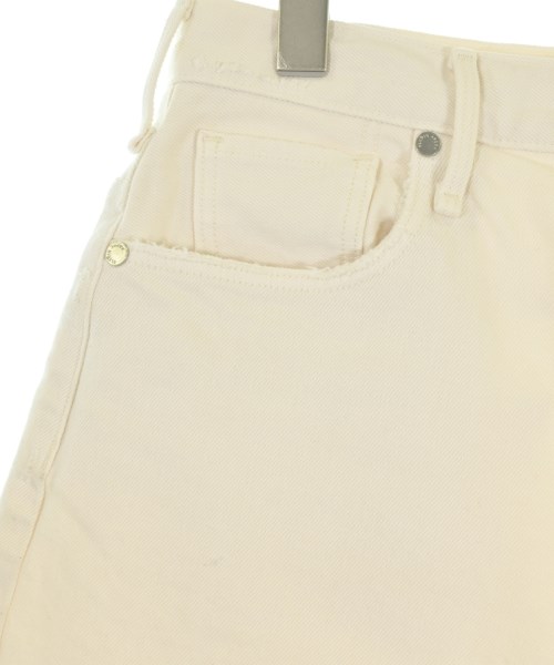 upper hights（アッパーハイツ）デニムパンツ 白 サイズ:26(M位) レディース/2200659416018