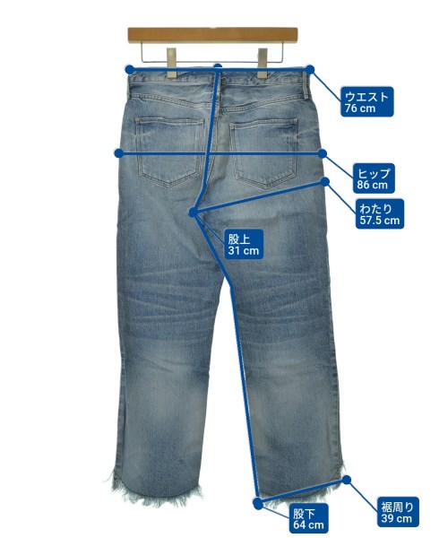 upper hights（アッパーハイツ）デニムパンツ 紺 サイズ:25(S位) レディース/2200660429014