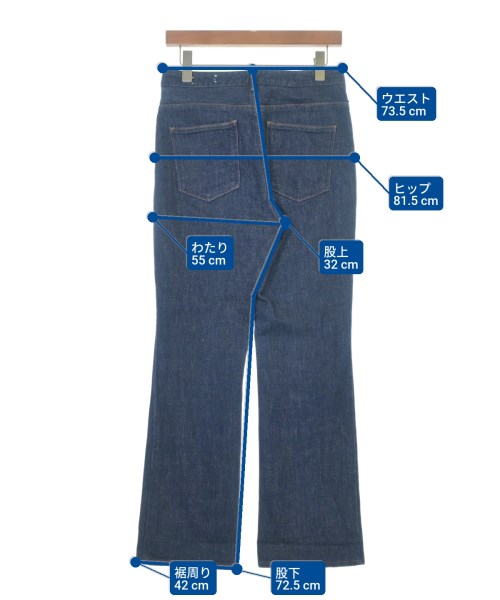 upper hights（アッパーハイツ）デニムパンツ 紺 サイズ:25(S位) レディース/2200657231125