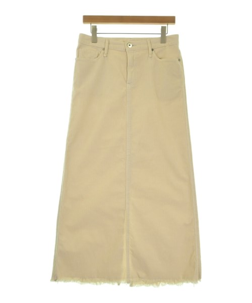 upper hights(アッパーハイツ)ロング・マキシ丈スカート 白 サイズ:38(M位)/2200661147078