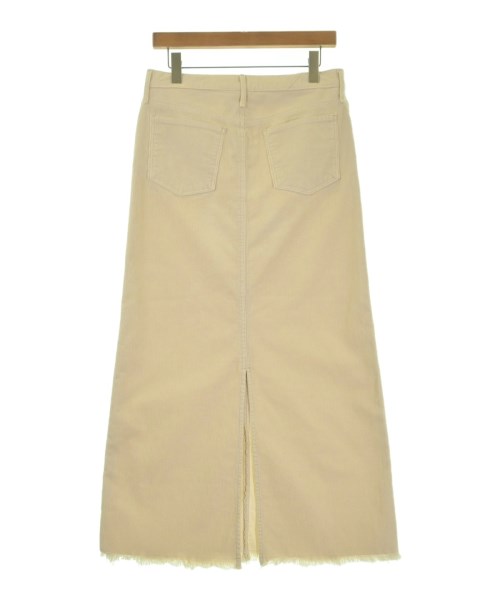 upper hights（アッパーハイツ）ロング・マキシ丈スカート 白 サイズ:38(M位) レディース/2200661147078