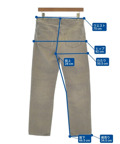 upper hights（アッパーハイツ）デニムパンツ グレー サイズ:24(S位) レディース/2200659059222