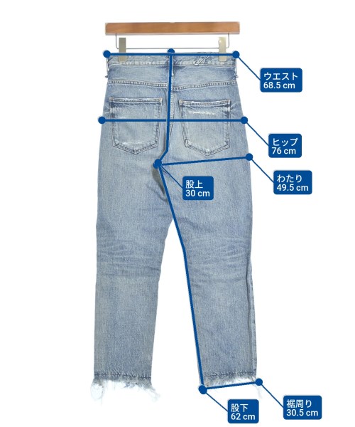 upper hights（アッパーハイツ）デニムパンツ 紺 サイズ:22(XS位) レディース/2200657070038