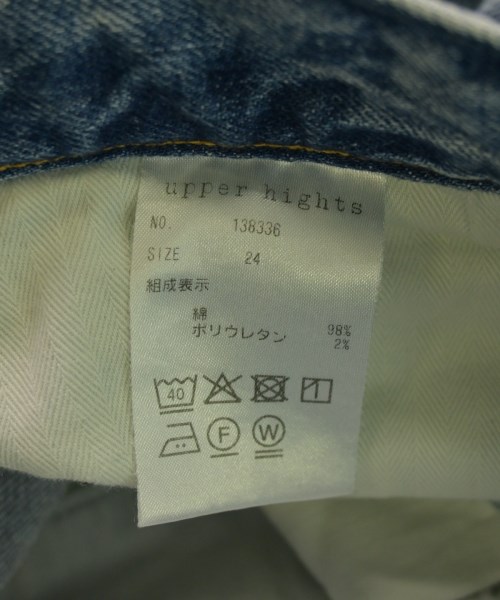 upper hights（アッパーハイツ）デニムパンツ 青 サイズ:24(S位) レディース/2200658983139