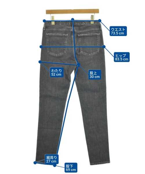 upper hights（アッパーハイツ）デニムパンツ 黒 サイズ:-(L位) レディース/2200650922082