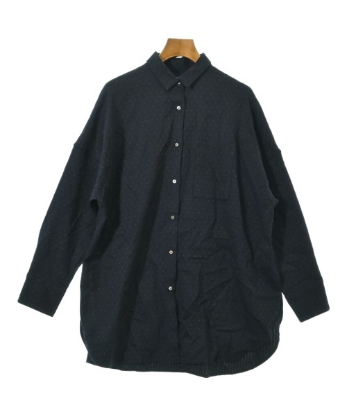 upper hights(アッパーハイツ)カジュアルシャツ 紺 サイズ:1(S位)/2200658715105
