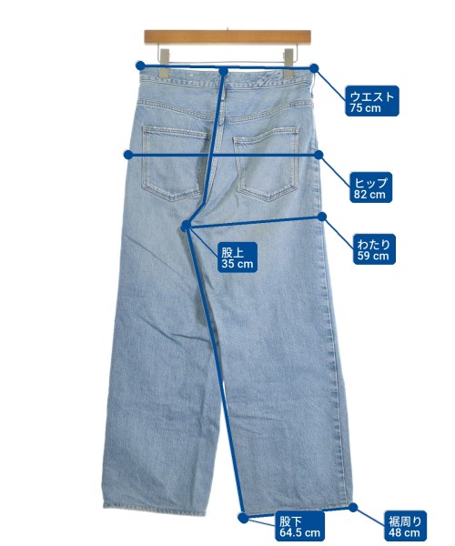 upper hights（アッパーハイツ）デニムパンツ 青 サイズ:24(S位) レディース/2200712132015