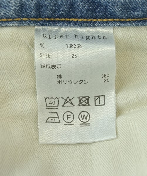 upper hights（アッパーハイツ）デニムパンツ 青 サイズ:25(S位) レディース/2200705550086