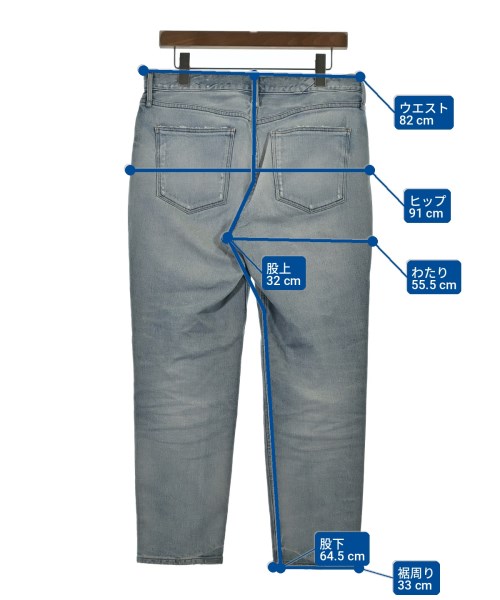 upper hights（アッパーハイツ）デニムパンツ 青 サイズ:25(S位) レディース/2200705550086