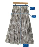 upper hights（アッパーハイツ）ロング・マキシ丈スカート グレー サイズ:1(S位) レディース/2200714959054