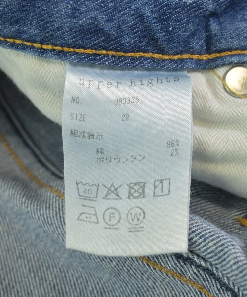 upper hights（アッパーハイツ）デニムパンツ 紺 サイズ:22(XS位) レディース/2200715097175