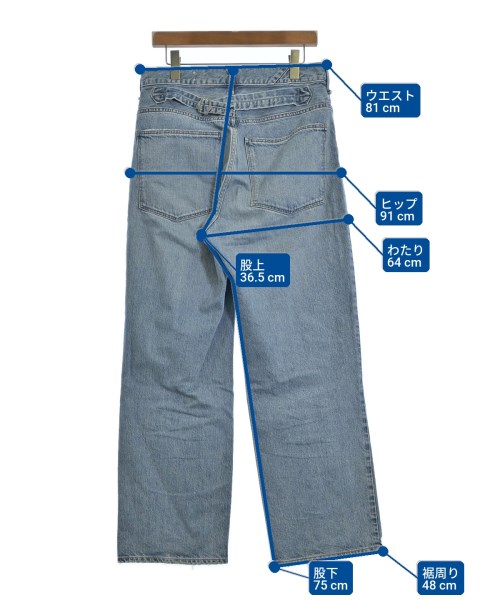 upper hights（アッパーハイツ）デニムパンツ 青 サイズ:25(S位) レディース/2200711353022