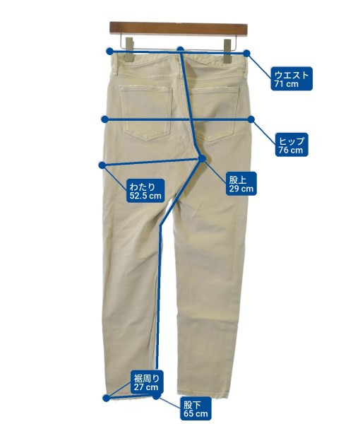 upper hights（アッパーハイツ）デニムパンツ ベージュ サイズ:24(S位) レディース/2200712472074
