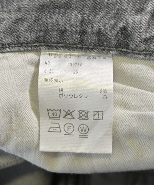 upper hights（アッパーハイツ）デニムパンツ グレー サイズ:25(S位) レディース/2200712472081