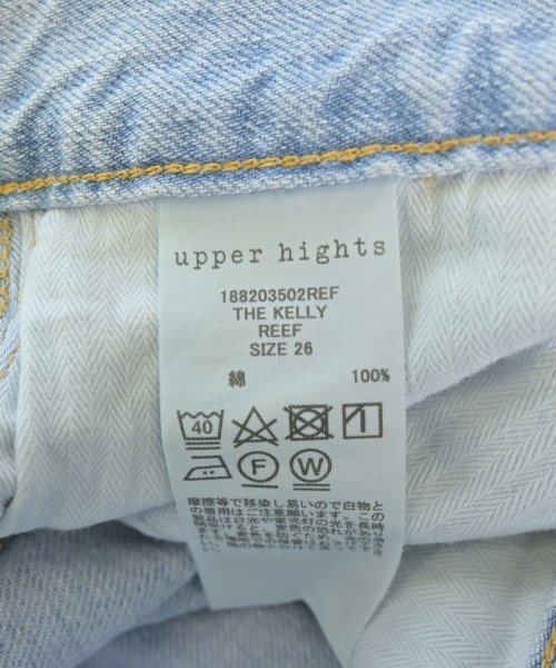 upper hights（アッパーハイツ）デニムパンツ 青 サイズ:26(M位) レディース/2200715798041