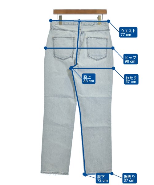 upper hights（アッパーハイツ）デニムパンツ 青 サイズ:26(M位) レディース/2200715798041