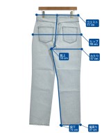 upper hights（アッパーハイツ）デニムパンツ 青 サイズ:26(M位) レディース/2200715798041
