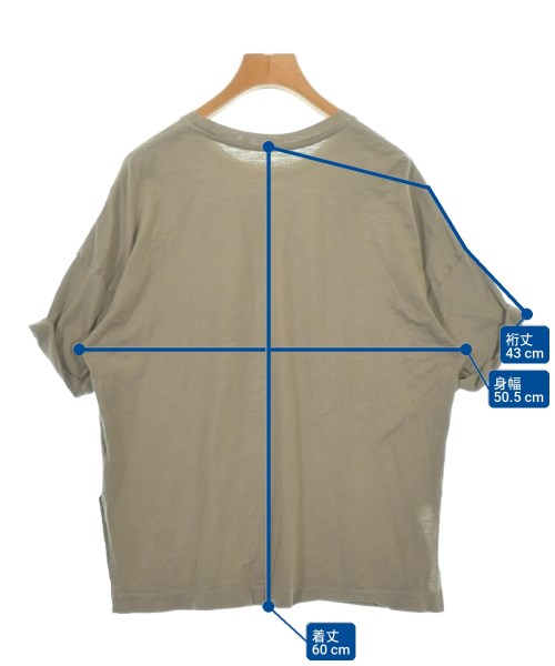 upper hights（アッパーハイツ）Tシャツ・カットソー カーキ サイズ:ONE レディース/2200712372091