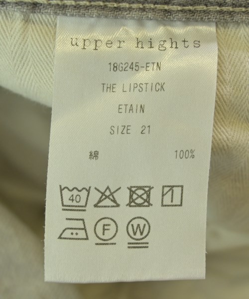 upper hights（アッパーハイツ）デニムパンツ グレー サイズ:21(XS位) レディース/2200712480451