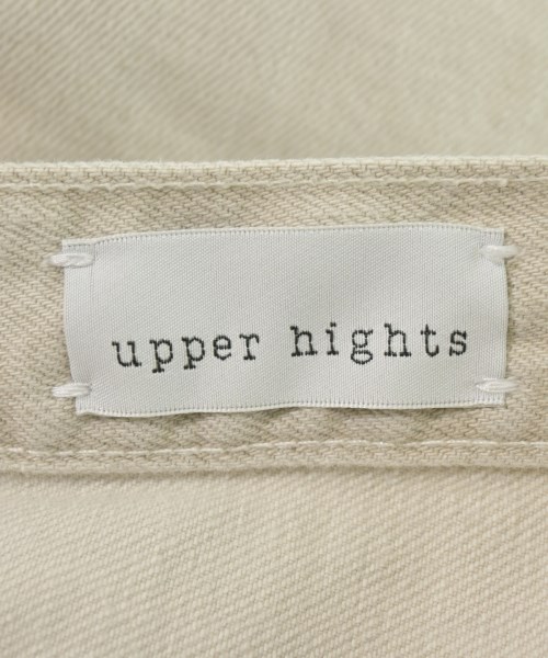 upper hights（アッパーハイツ）デニムパンツ ベージュ サイズ:22(XS位) レディース/2200715757031