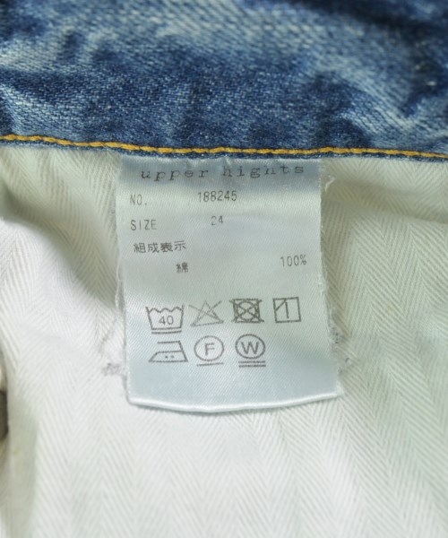 upper hights（アッパーハイツ）デニムパンツ 青 サイズ:24(S位) レディース/2200636643024