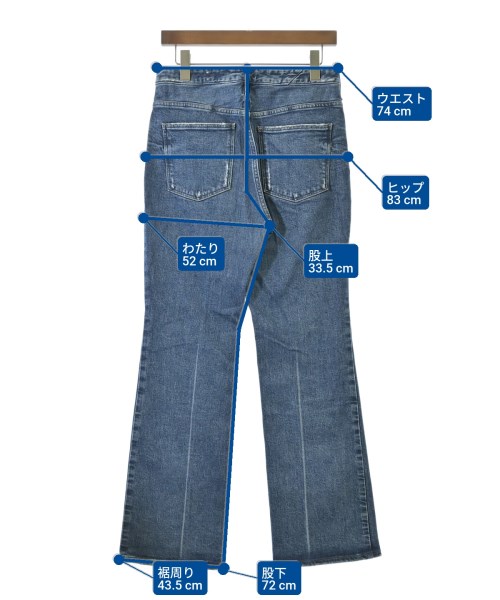 upper hights（アッパーハイツ）デニムパンツ 紺 サイズ:25(S位) レディース/2200636586031