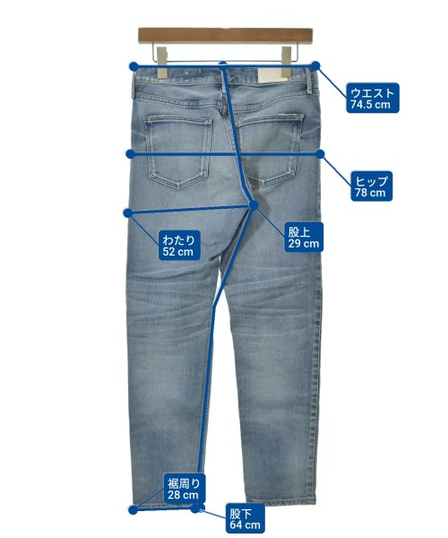 upper hights（アッパーハイツ）デニムパンツ 青 サイズ:25(S位) レディース/2200646521015