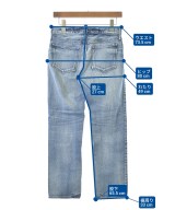 upper hights（アッパーハイツ）デニムパンツ 青 サイズ:23(XS位) レディース/2200651586030