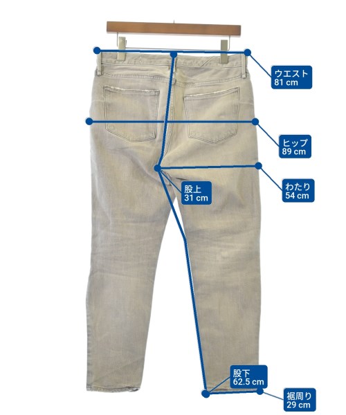 upper hights（アッパーハイツ）デニムパンツ グレー サイズ:26(M位) レディース/2200650447127