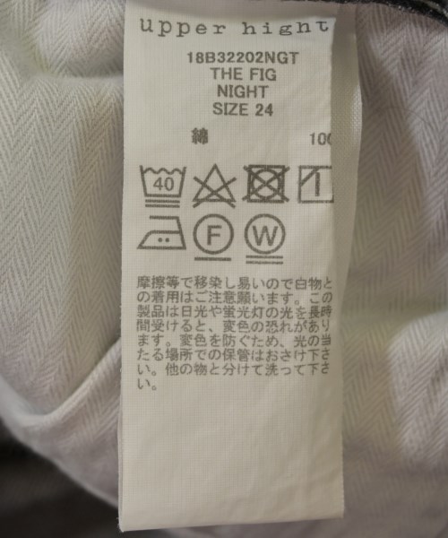 upper hights（アッパーハイツ）デニムパンツ 黒 サイズ:24(S位) レディース/2200696538100