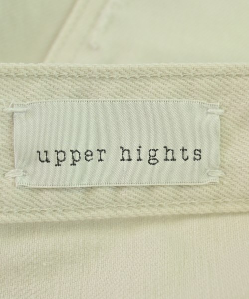 upper hights（アッパーハイツ）デニムパンツ 白 サイズ:22(XS位) レディース/2200704564022