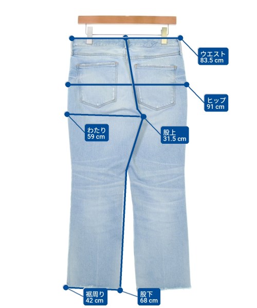 upper hights（アッパーハイツ）デニムパンツ 青 サイズ:25(S位) レディース/2200702371035