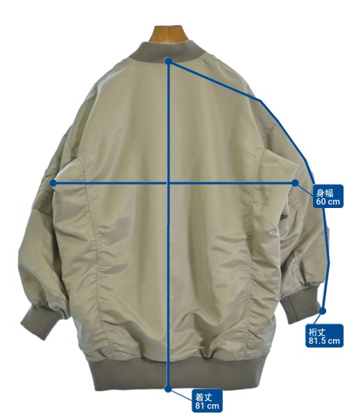 upper hights（アッパーハイツ）ミリタリーブルゾン グレー サイズ:0(XS位) レディース/2200702394164