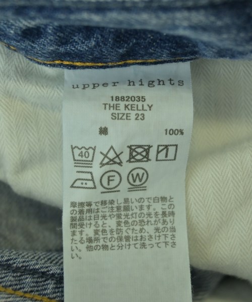 upper hights（アッパーハイツ）デニムパンツ 青 サイズ:23(XS位) レディース/2200704655041